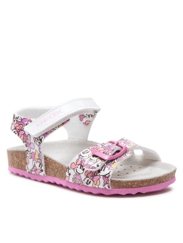 Geox Geox Сандали B Sandal Chalki Girl B922RA000FCC1202 S Бял