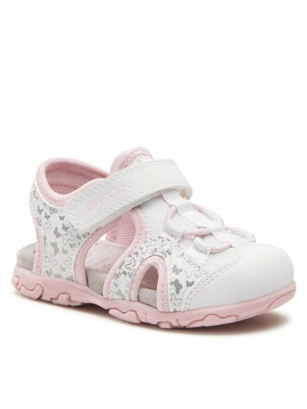 Geox Geox Сандали B Sandal Flaffee Gir B3557C05014C0406 S Бял