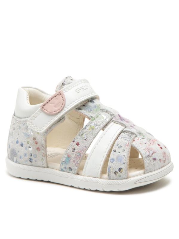 Geox Geox Сандали B Sandal Macchia Gir B254WB007BCC1002 Бял