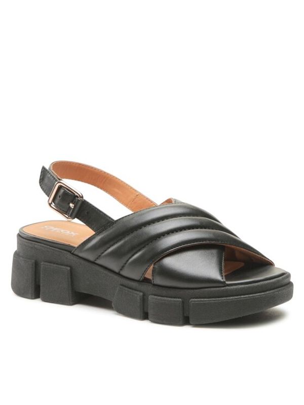 Geox Geox Сандали D Lisbona D35PSA00085C9999 Черен