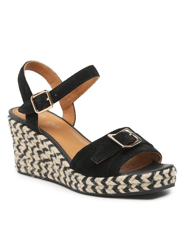 Geox Geox Сандали D Panarea D35UYC00022C9999 Черен