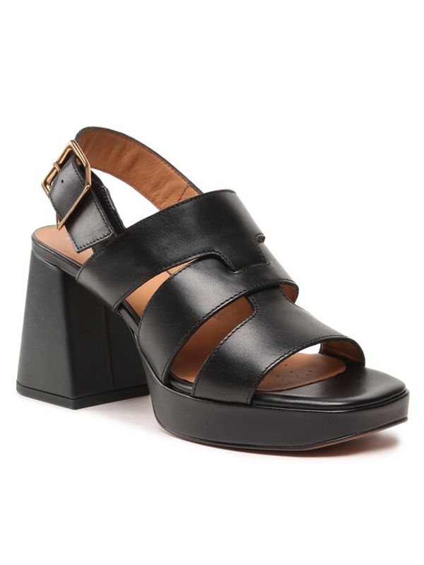 Geox Geox Сандали D Soledea D35RHA00043C9999 Черен