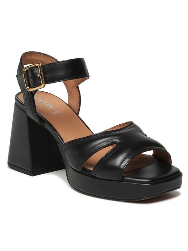 Geox Geox Сандали D Soledea D35RHB00043C9999 Черен