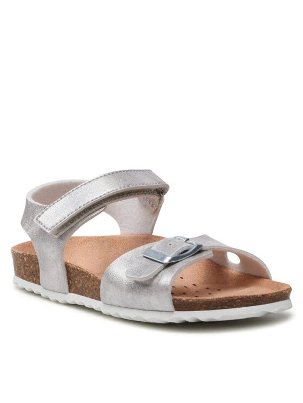 Geox Geox Сандали J Adriel Girl J028MC000BJC1007 S Бял