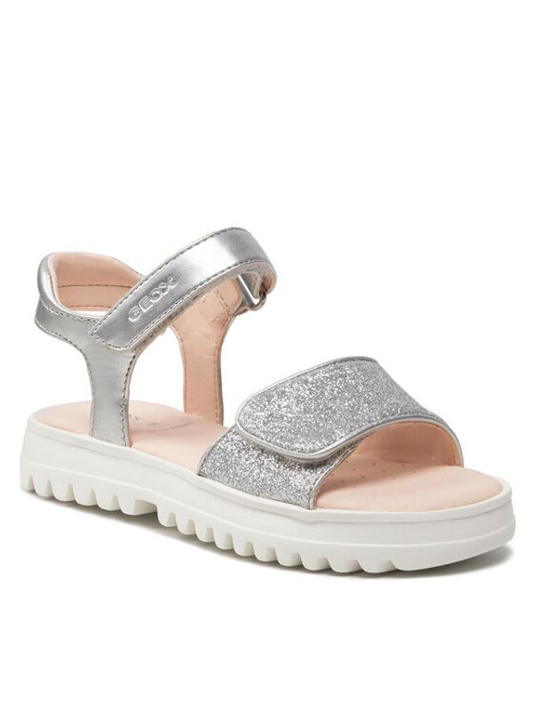 Geox Geox Сандали J S.Coralie G. B J256EB 0NFEW C1007 S Сребрист
