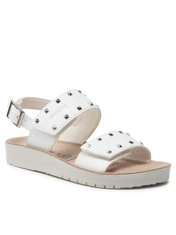 Geox Geox Сандали J S.Costarei G. A J15EAA 000BC C1000 S Бял