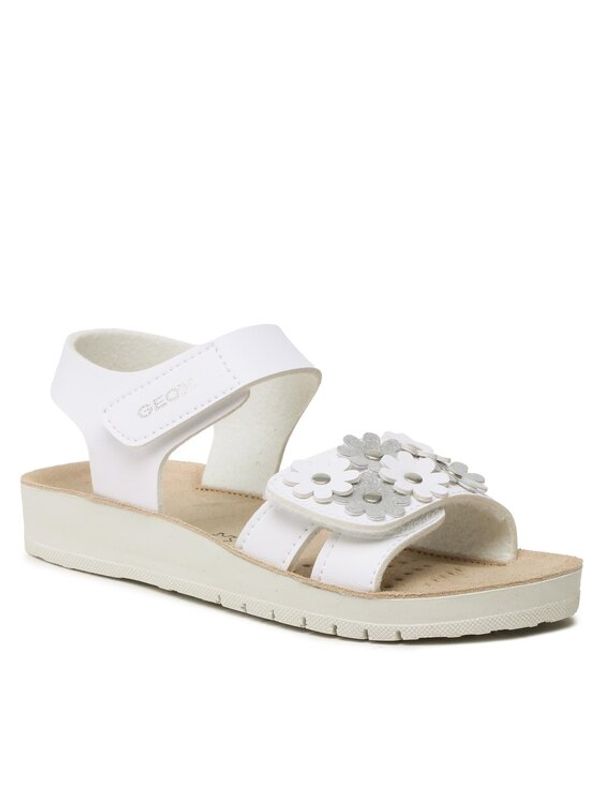 Geox Geox Сандали J S.Costarei G. A J35EAA 000BC C0007 S Бял