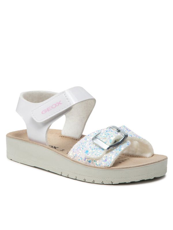 Geox Geox Сандали J S.Costarei G.B J15EAB 0HHEW C1000 M Бял