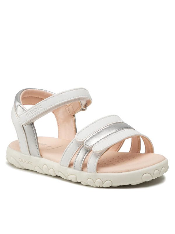 Geox Geox Сандали J S.Haiti G. A J258ZA 054AJ C0007 M Бял