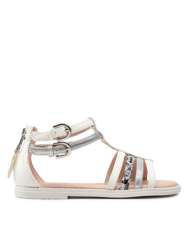 Geox Geox Сандали J S.Karly G. D J7235D 054AJ C0007 M Бял