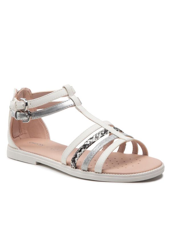 Geox Geox Сандали J S.Karly G. D J7235D 054AJ C0007 S Бял