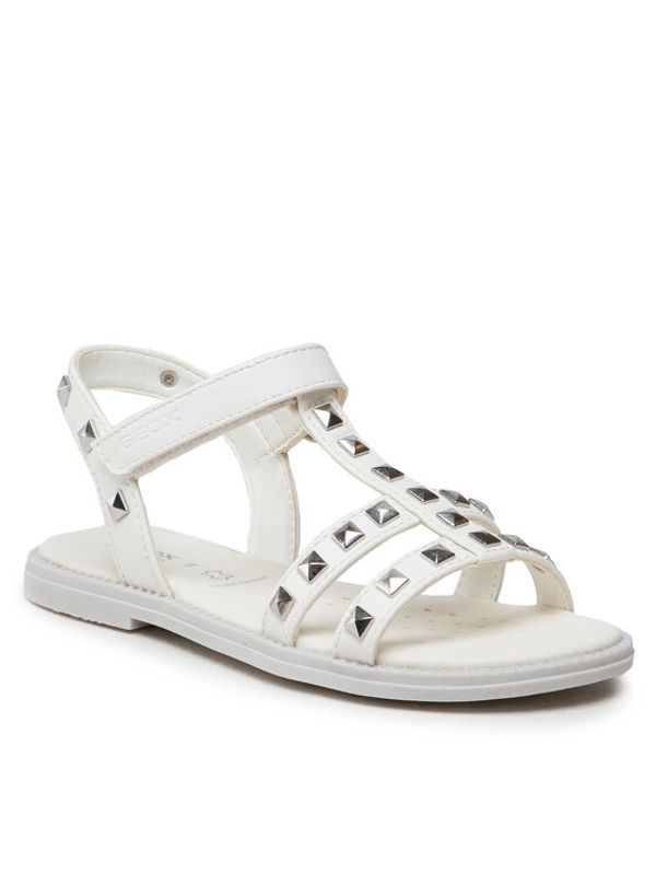 Geox Geox Сандали J S.Karly G. I J2535I 000BC C1000 M Бял