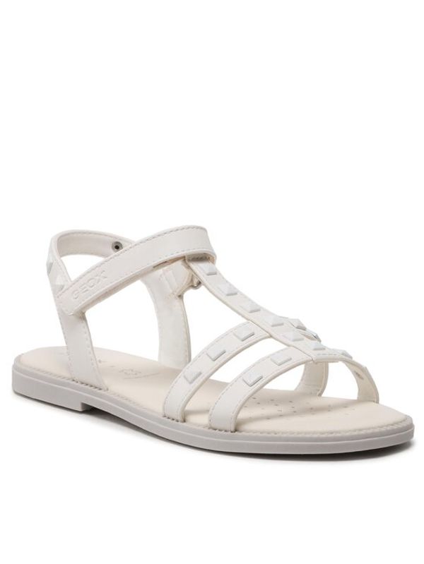 Geox Geox Сандали J S.Karly G. I J2535I 000BC C1001 D Бял
