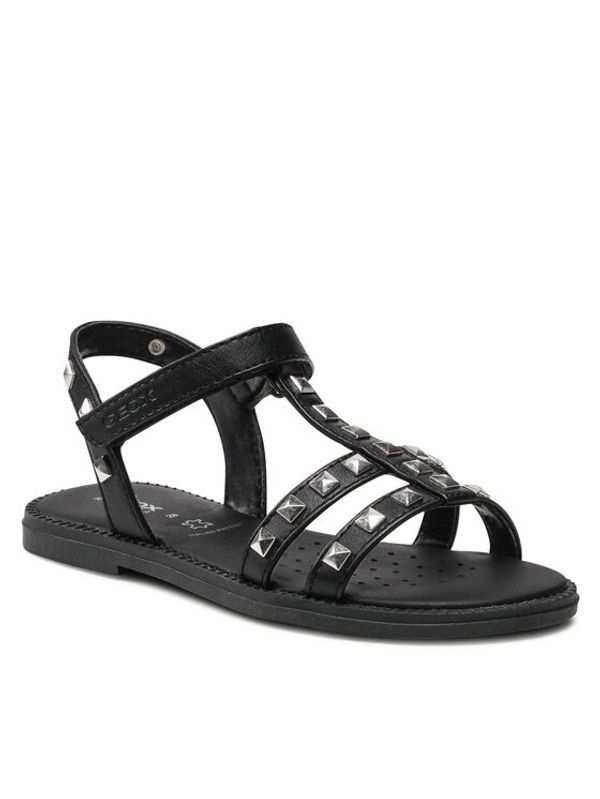 Geox Geox Сандали J S.Karly G. I J2535I 000BC C9999 M Черен