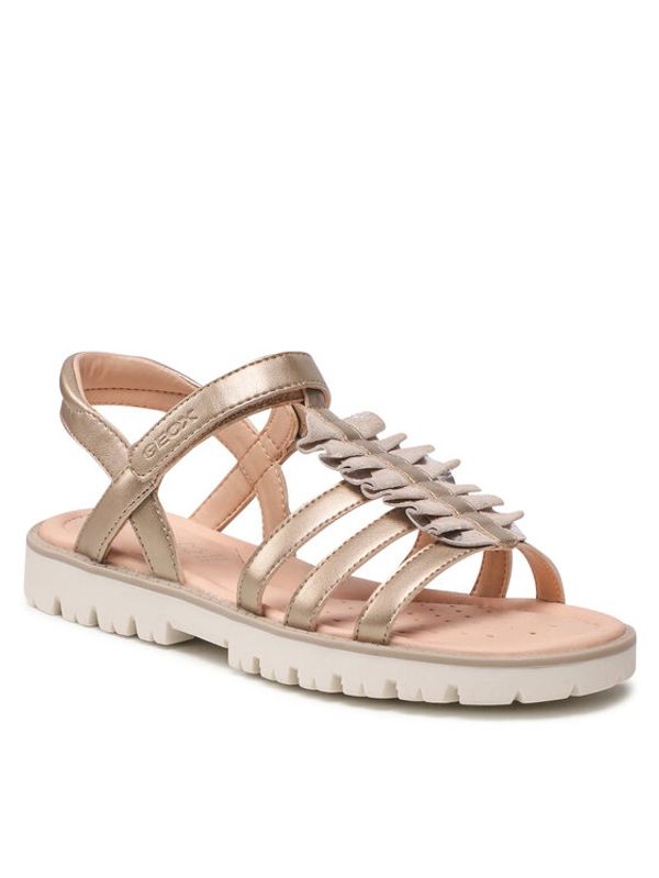 Geox Geox Сандали J S.Starblush G.C J25FYC 0NF07 C2010 S Жълт