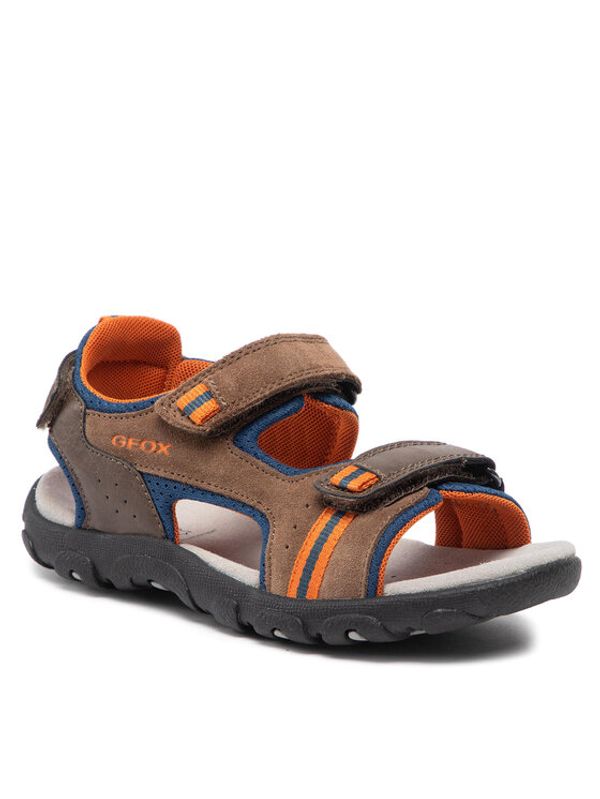 Geox Geox Сандали J S.Strada A J2524A 01422 C6402 S Кафяв
