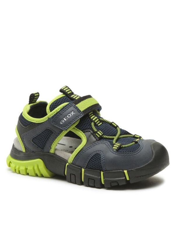 Geox Geox Сандали J Sandal Dynomix Boy J35GHA014MEC0749 S Цветен