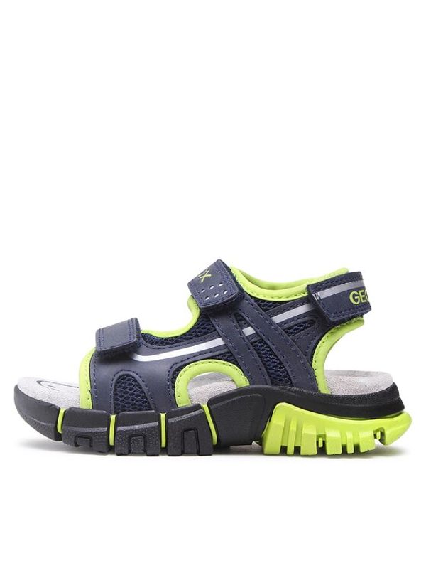 Geox Geox Сандали J Sandal Dynomix Boy J35GHC014MEC0749 M Тъмносин