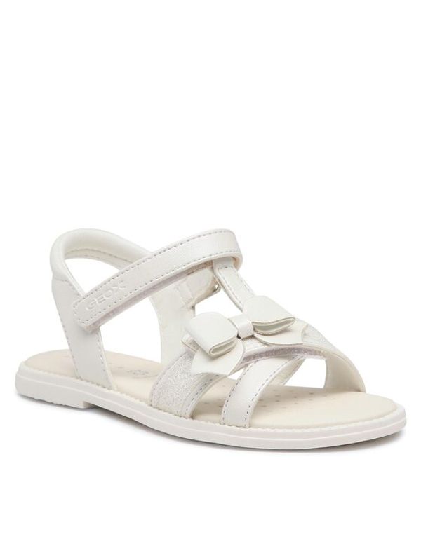Geox Geox Сандали J Sandal Karly Girl J3535G0NFEWC1000 S Бял