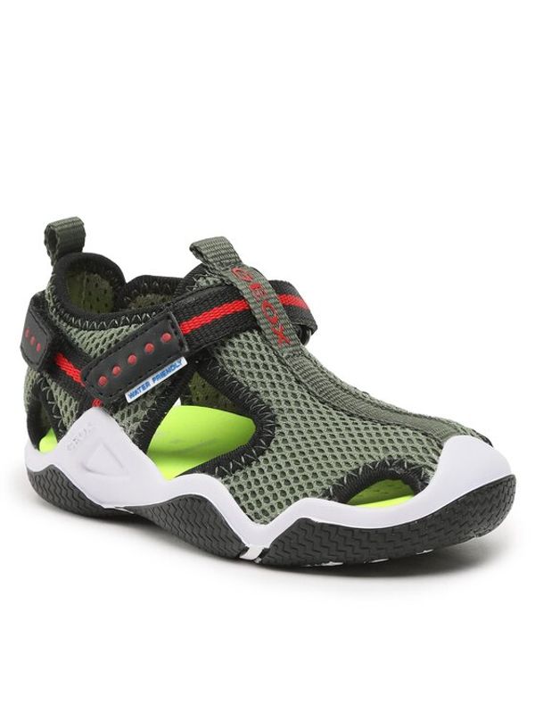 Geox Geox Сандали Jr Wader J1530A00014C3009 M Зелен