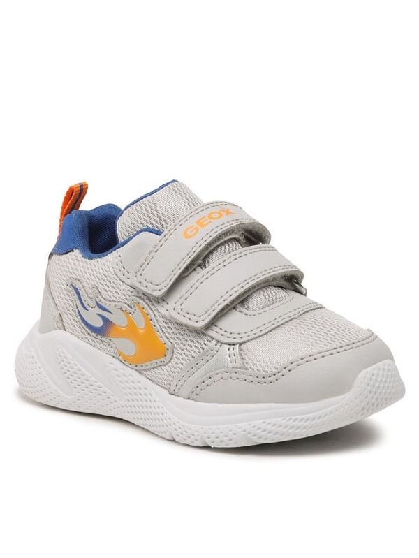 Geox Geox Сникърси B Sprintye Boy B354UC01454C1269 S Бял