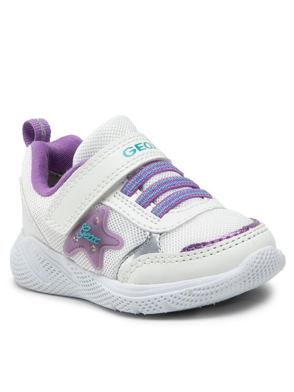 Geox Geox Сникърси B Sprintye G. D B254TD 01454 C0761 S Бял