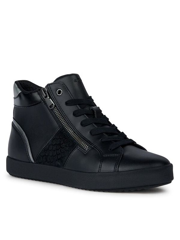 Geox Geox Сникърси D Blomiee D366HD 054BS C9999 Черен
