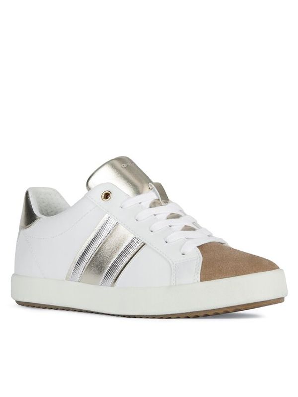 Geox Geox Сникърси D Blomiee D366HF 0BCBN C0813 Бял