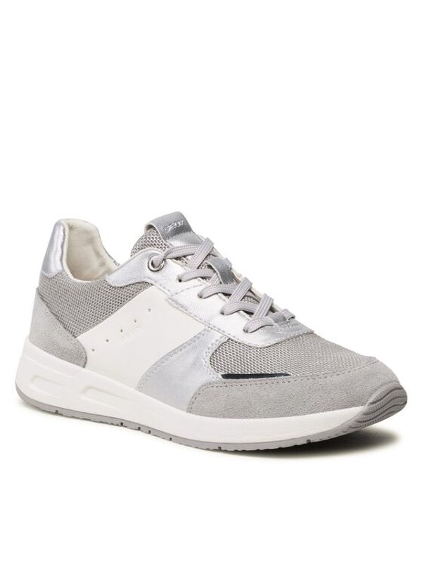Geox Geox Сникърси D Bulmya D25NQA014AJC1355 Бял