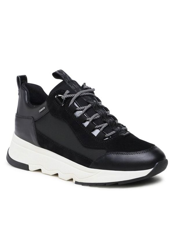 Geox Geox Сникърси D Falena B Abx D26HXC 08522 C9999 Черен