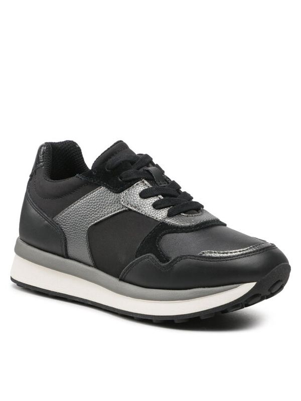 Geox Geox Сникърси D Runntix B D25RRB 085FU C9999 Черен