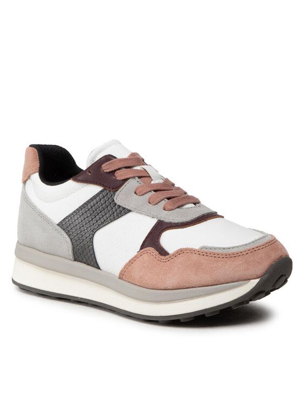 Geox Geox Сникърси D Runntix B D25RRB 0FU22 C1962 Бял