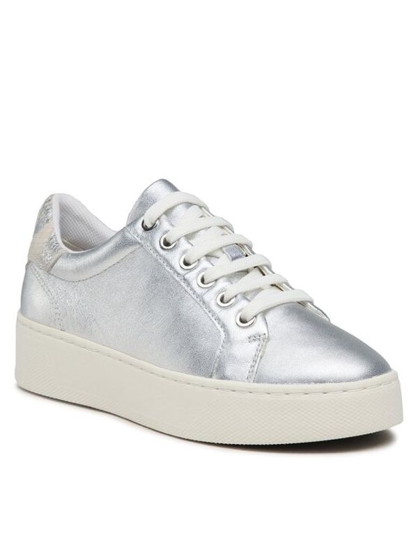 Geox Geox Сникърси D Skyely C D35QXC 000Y2 C1007 Сребрист