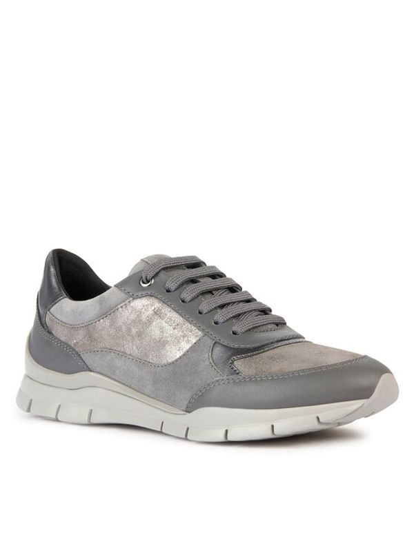 Geox Geox Сникърси D Sukie D35F2A 0TC85 C9371 Сив