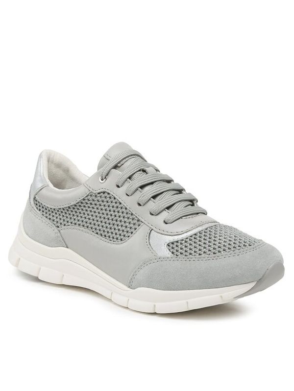 Geox Geox Сникърси D Sukie D35F2A0GN85C1010 Бял