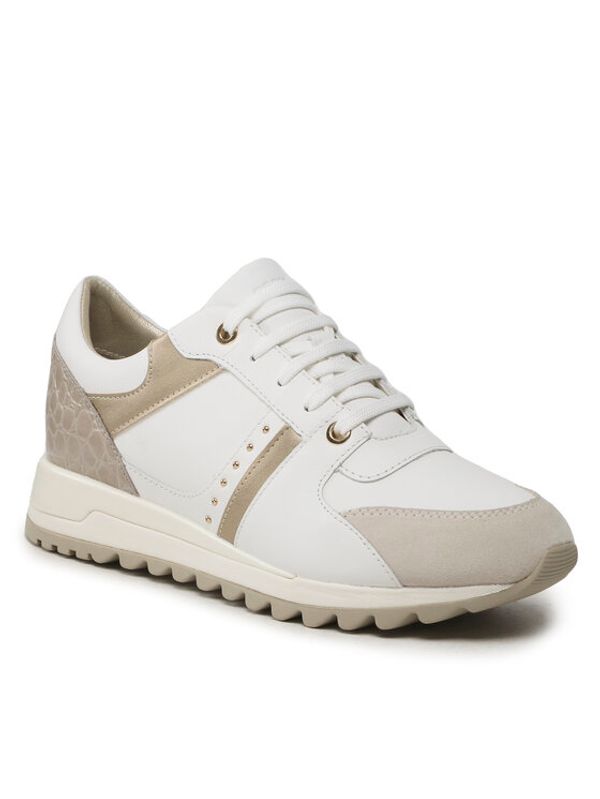 Geox Geox Сникърси D Tabelya D36AQB 00085 C1Z5V Бял