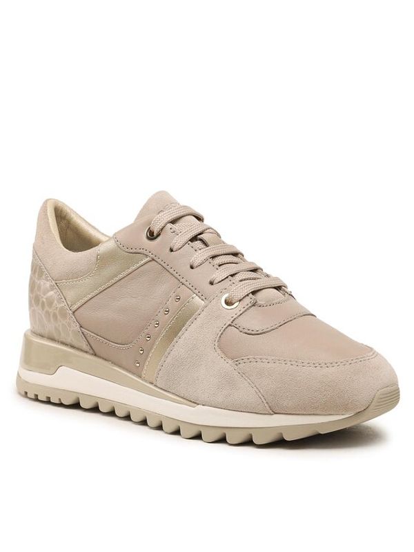 Geox Geox Сникърси D Tabelya D36AQB 08522 C5004 Бежов