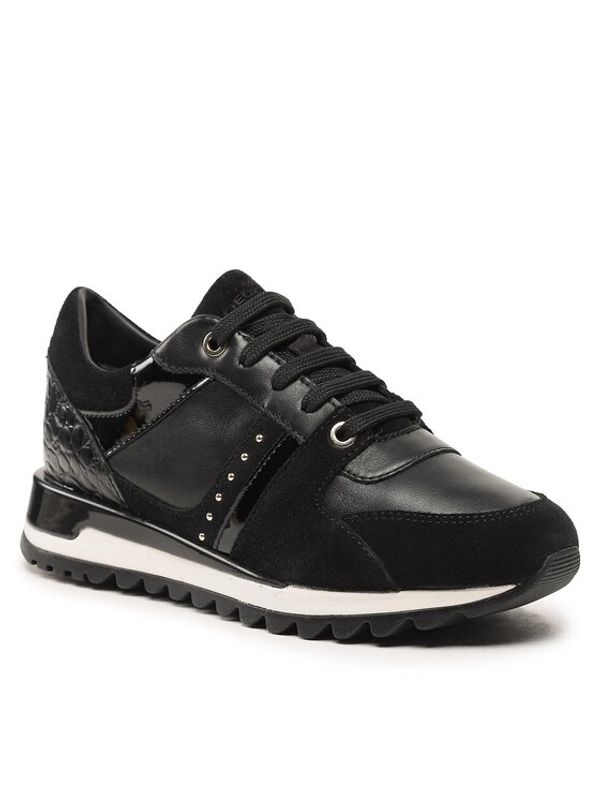 Geox Geox Сникърси D Tabelya D36AQB 08522 C9999 Черен