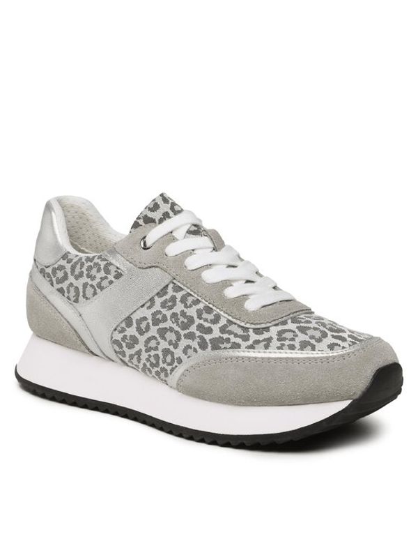 Geox Geox Сникърси Do Doralea A D35RTA 0ZG22 C1414 Сив