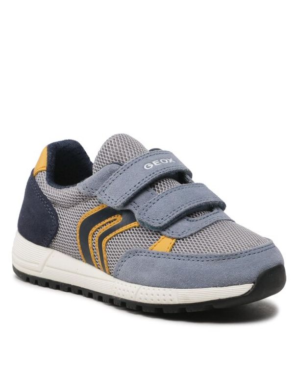 Geox Geox Сникърси J Alben Boy J159EA01420C1L2V S Бял