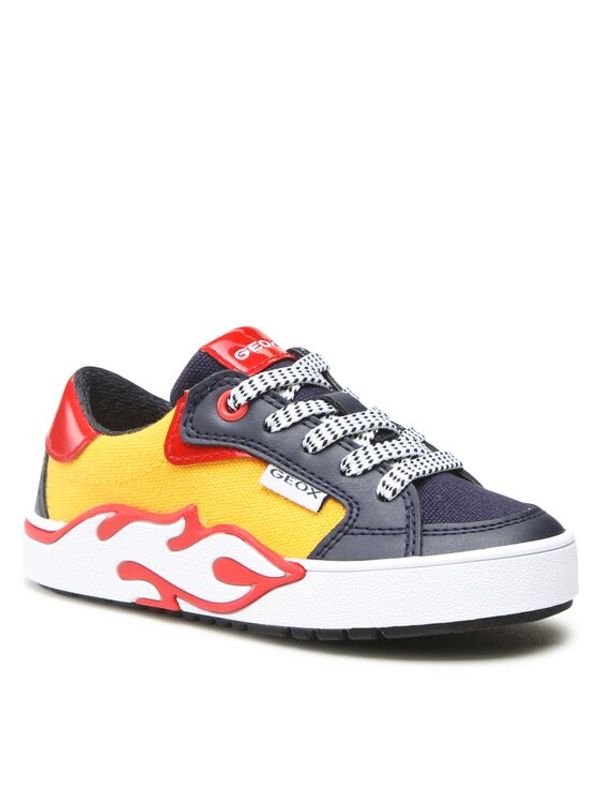 Geox Geox Сникърси J Alphabeet Boy J35HLA01054C2117 M Жълт