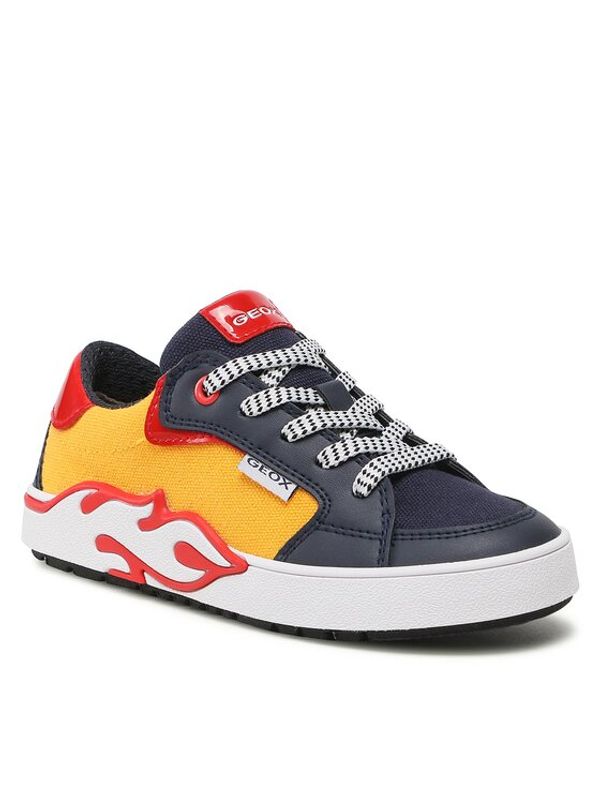 Geox Geox Сникърси J Alphabeet Boy J35HLA01054C2117 S Жълт