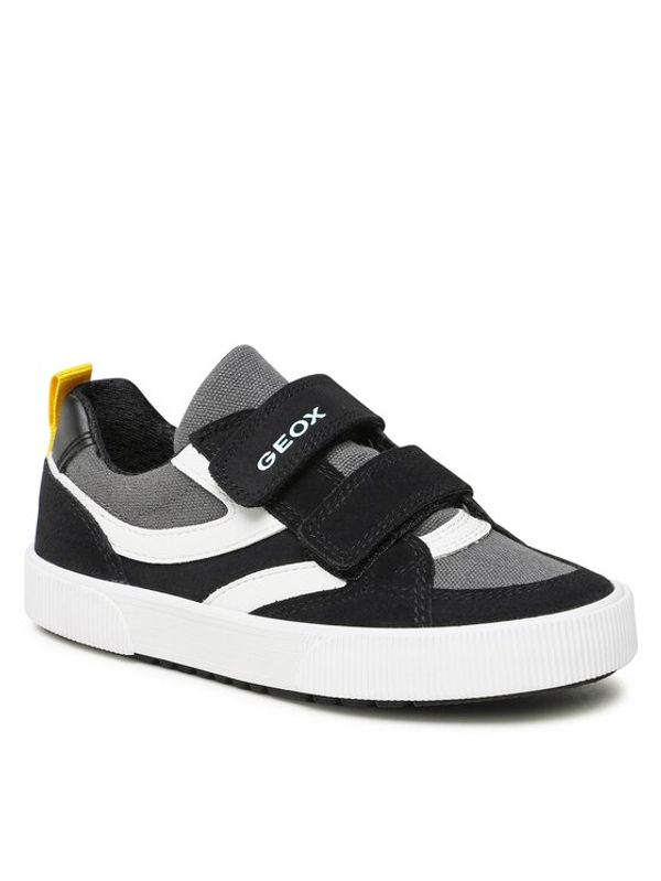 Geox Geox Сникърси J Alphabeet Boy J35HLC02210C0127 S Черен