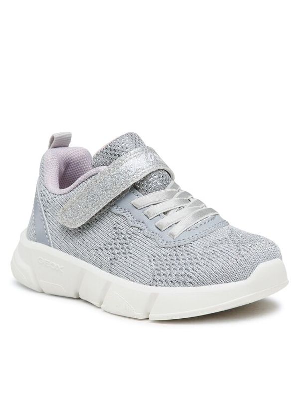 Geox Geox Сникърси J Aril Girl J25DLD07QBCC1316 M Бял