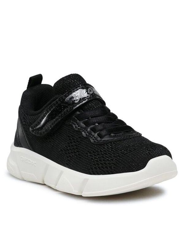 Geox Geox Сникърси J Aril Girl J25DLD07QBCC9999 M Черен