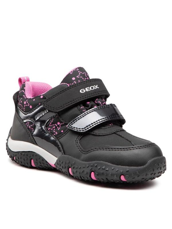 Geox Geox Сникърси J Baltic G.B Abx A 26H1A 0BCMN C0922 S Черен