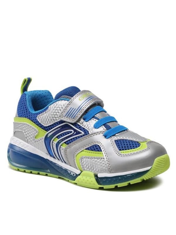 Geox Geox Сникърси J Bayonyc B. A J16FEA 05014 C0574 D Сребрист