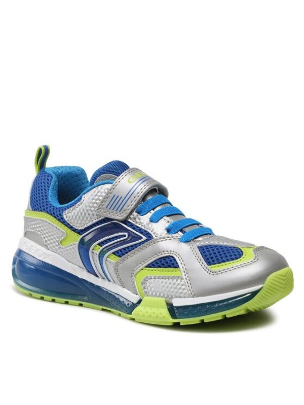 Geox Geox Сникърси J Bayonyc B. A J16FEA 05014 C0574 DD Сребрист