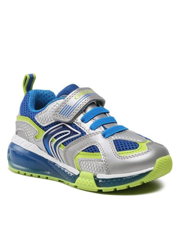 Geox Geox Сникърси J Bayonyc B. A J16FEA 05014 C0574 S Сребрист