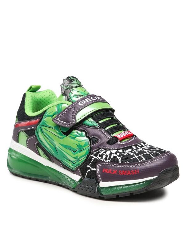 Geox Geox Сникърси J Bayonyc B.B J35FEB 011CE C0016 DD Зелен